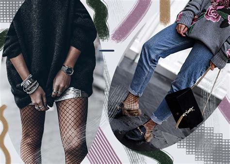 How to Wear Fishnet Tights and Socks Like a ’90s Fashion